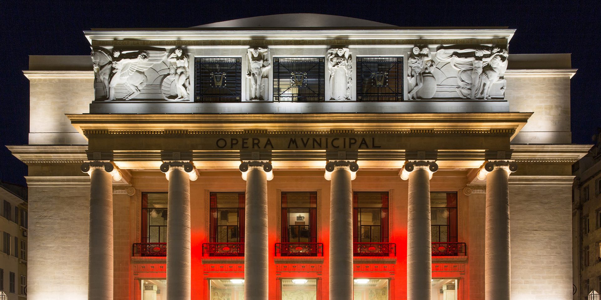 flux lighting opera marseille led linear luminaire design